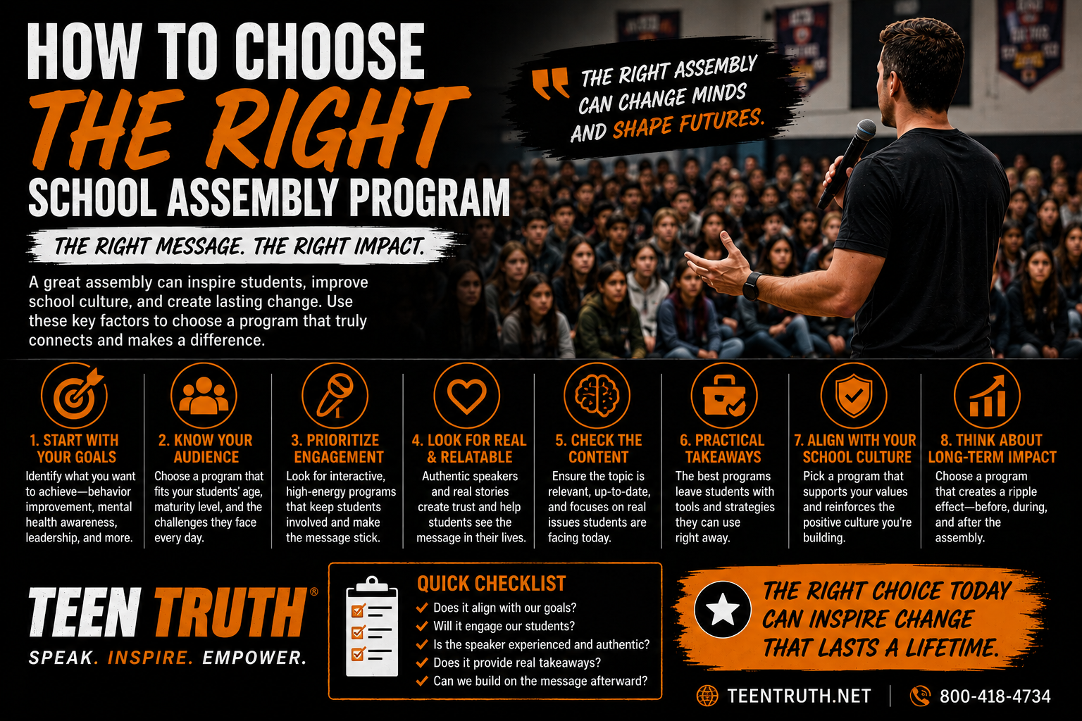 How to Choose the Right School Assembly Program | TEEN TRUTH